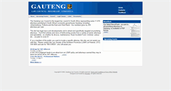 Desktop Screenshot of gautenglaw.co.za
